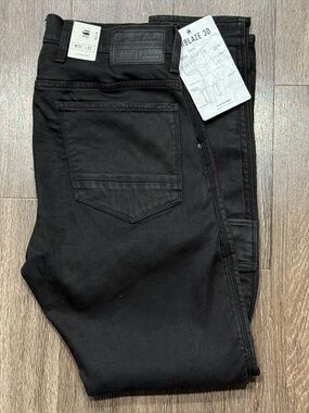 G-Star Raw Airblaze 3D Skinny Men’s Size 32x32 Superstretch Black Jeans $230